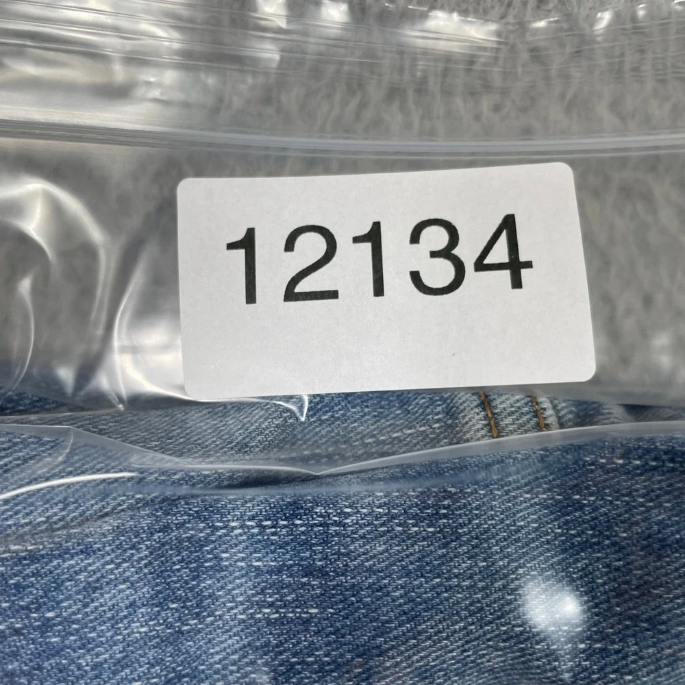 American Eagle Jeans Mens 34x34 Blue Athletic Fit Distressed Stretch Airflex NEW